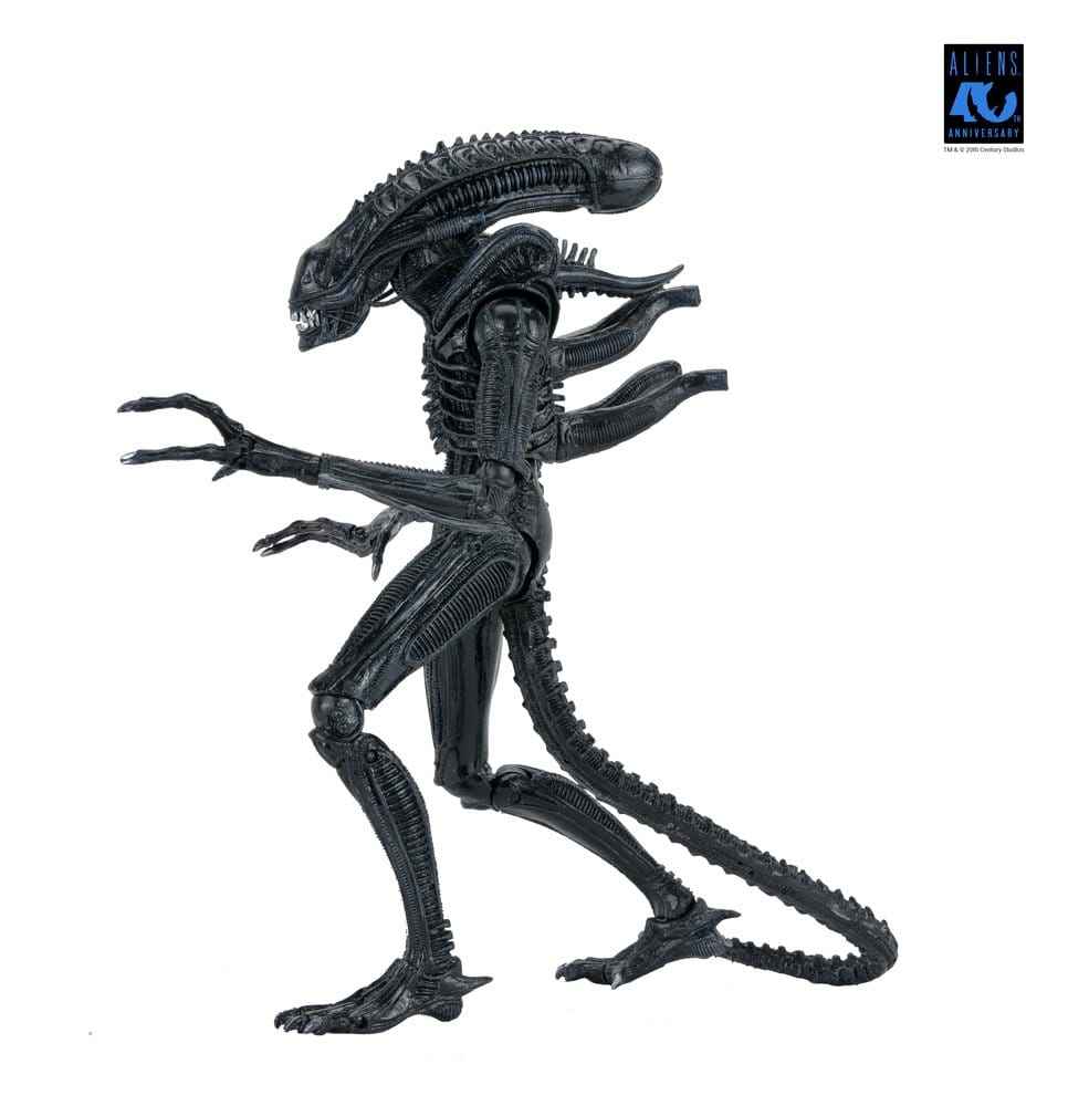 Aliens Ultimata Actionfigur Krigare (1986) Xenomorph Svart (40-årsjubileum) 23 cm