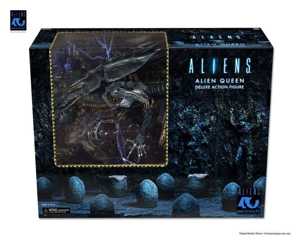Aliens Ultra Deluxe Actionfigur Alien Queen (40-årsjubileum) 38 cm
