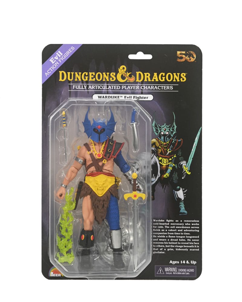 Dungeons & Dragons Action Figur 50th Anniversary Warduke på Blister Card 18 cm NECA