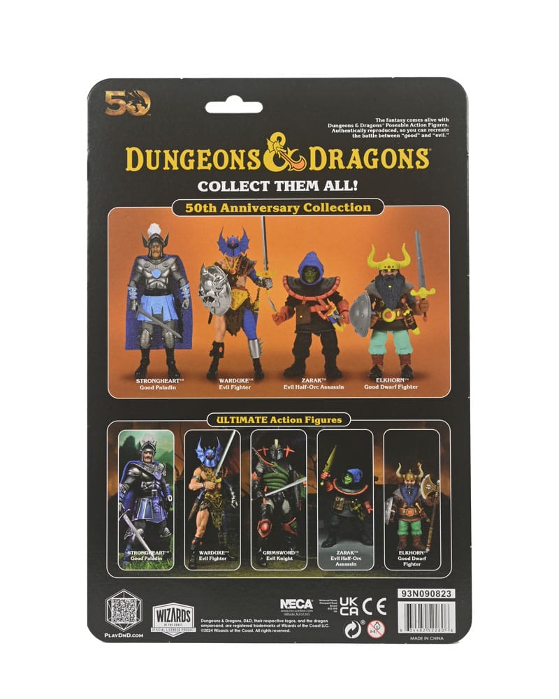 Dungeons & Dragons Action Figur 50th Anniversary Warduke på Blister Card 18 cm NECA