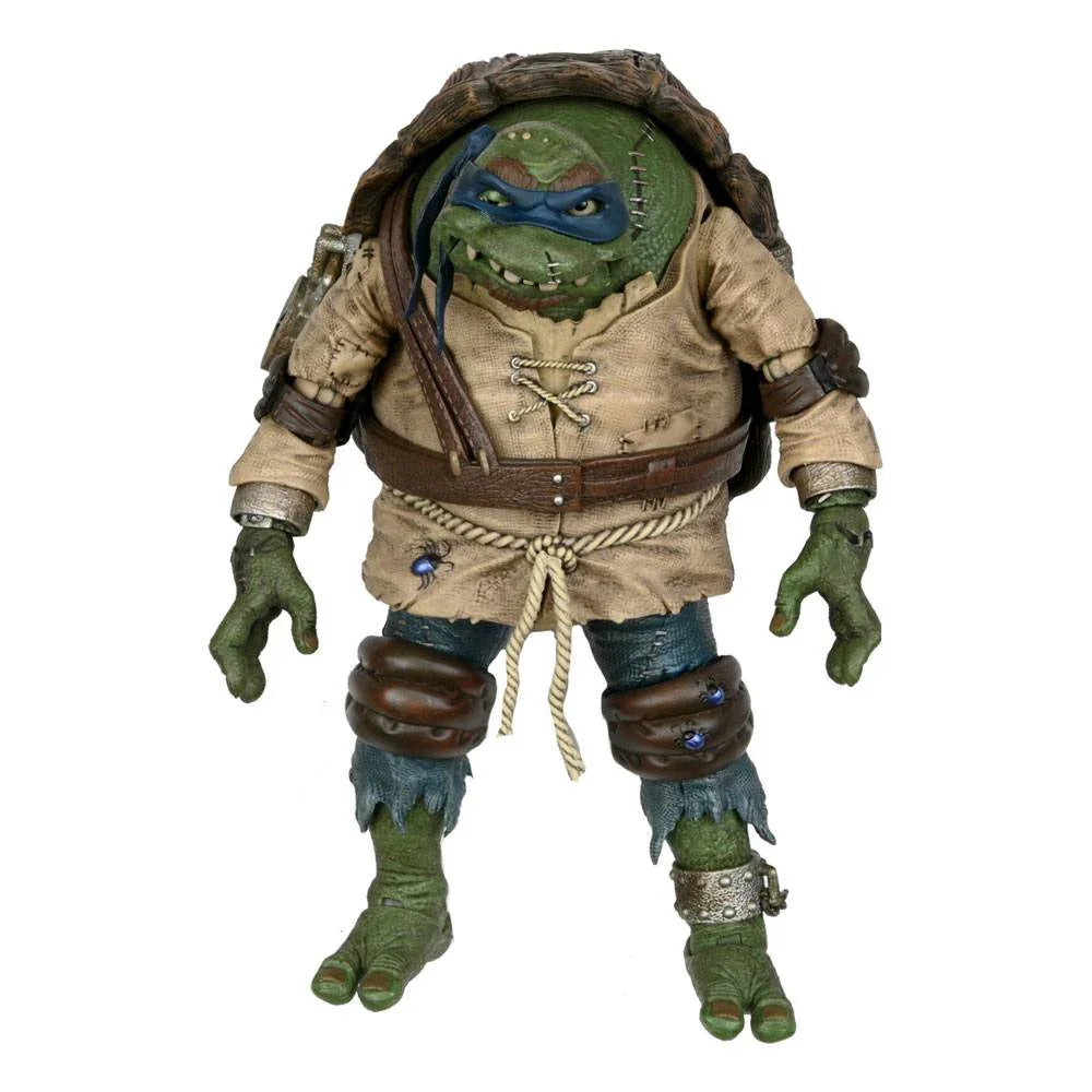 Universal Monsters x Teenage Mutant Ninja Turtles Action Figur Ultimate Leonardo som Hunchback 18 cm NECA