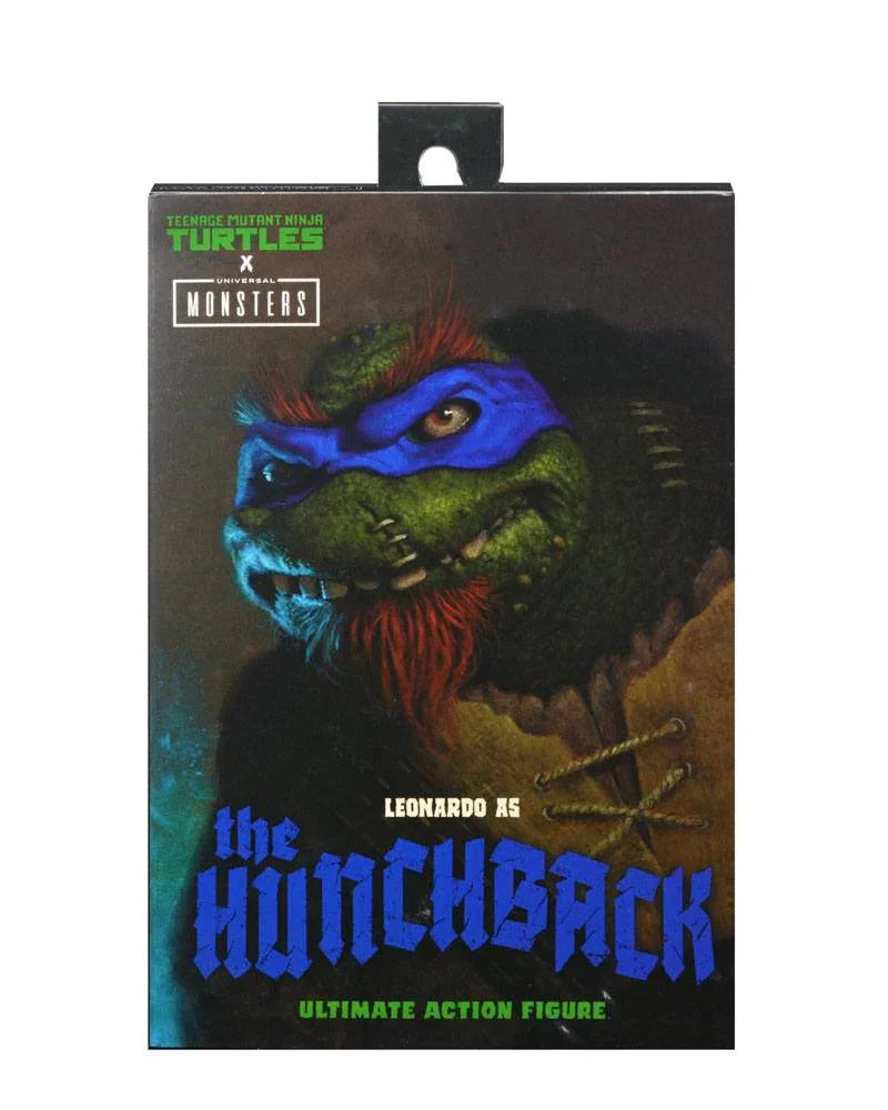 Universal Monsters x Teenage Mutant Ninja Turtles Action Figur Ultimate Leonardo som Hunchback 18 cm NECA