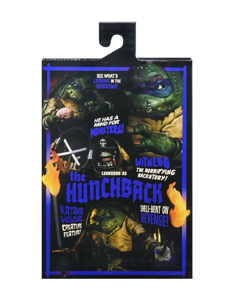 Universal Monsters x Teenage Mutant Ninja Turtles Action Figur Ultimate Leonardo som Hunchback 18 cm NECA