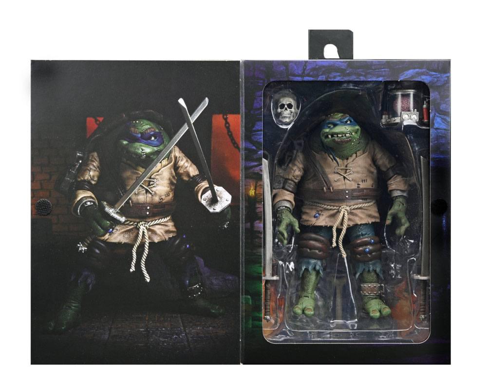 Universal Monsters x Teenage Mutant Ninja Turtles Action Figur Ultimate Leonardo som Hunchback 18 cm NECA