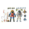 Teenage Mutant Ninja Turtles Actionfigur 2-Pack: Rymdäventyr & Samurai Turtles 18 cm NECA