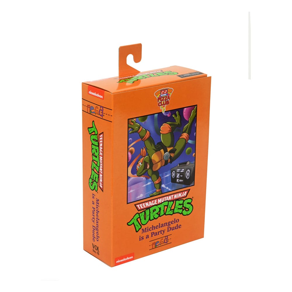 Teenage Mutant Ninja Turtles (1987 Cartoon) Action Figure Ultimate Michelangelo (VHS) 18 cm