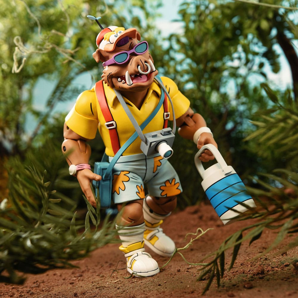 Teenage Mutant Ninja Turtles (Cartoon 1980) Action Figur 2 Pack – Vacation Bebop och Rocksteady 18 cm NECA