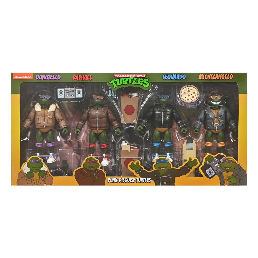 Teenage Mutant Ninja Turtles Punk Turtles 4-Pack 18 cm NECA