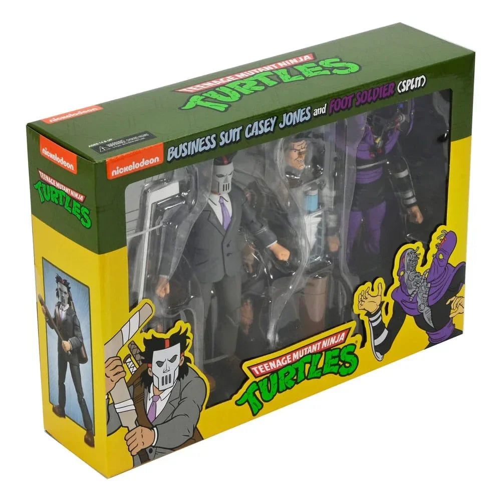 Teenage Mutant Ninja Turtles Actionfigur 2-pack: Casey Jones & Split Foot Soldier NECA