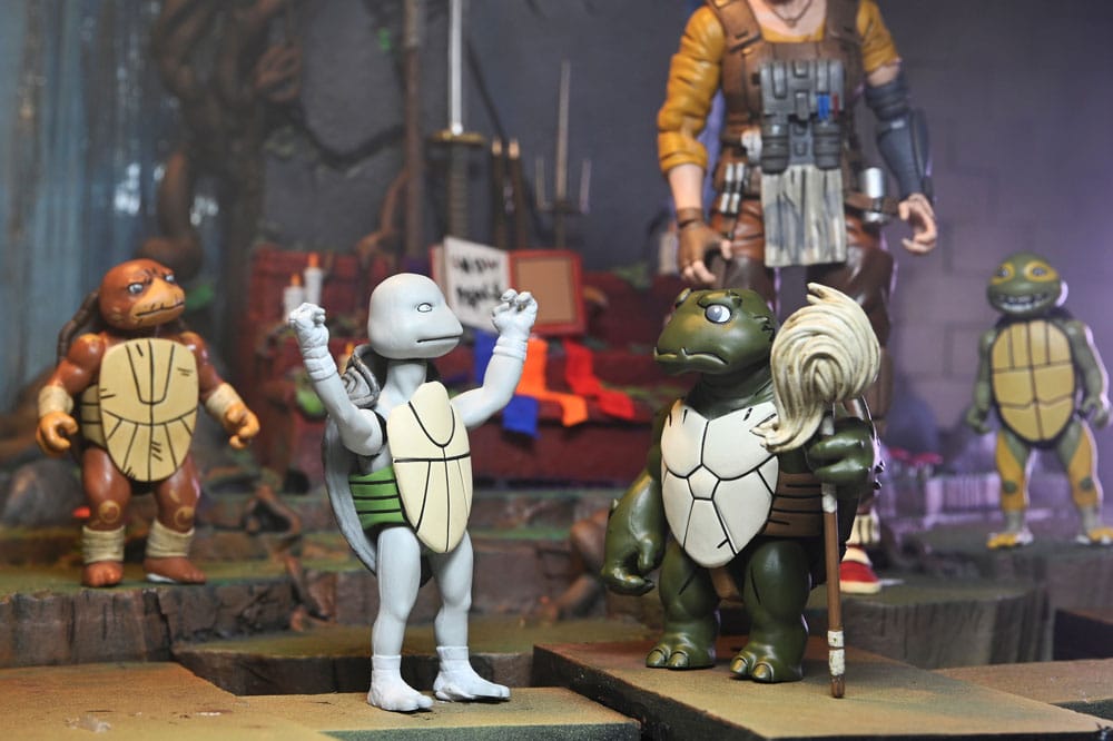 Teenage Mutant Ninja Turtles: The Last Ronin Action Figur Ultimate Casey Marie med Baby Odyn & Uno 17 cm NECA