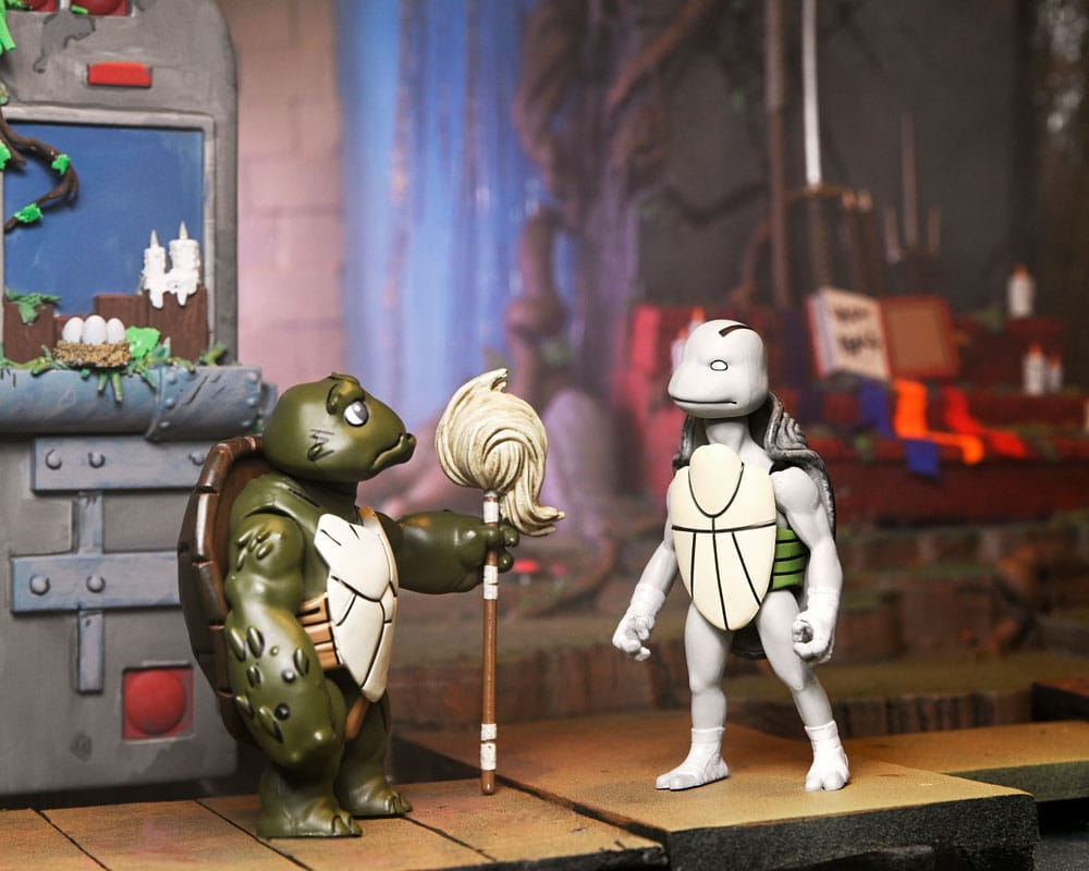 Teenage Mutant Ninja Turtles: The Last Ronin Action Figur Ultimate Casey Marie med Baby Odyn & Uno 17 cm NECA