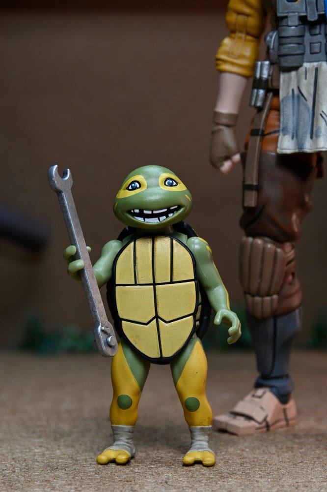 Teenage Mutant Ninja Turtles (The Last Ronin The Lost Years) Action Figur Grammy April med Baby Yi & Moja 18 cm NECA