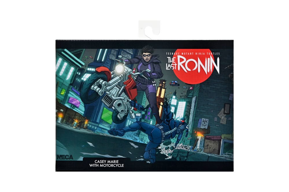 Teenage Mutant Ninja Turtles Actionfigur Casey Marie med Last Ronin Motorcykel 18 cm NECA