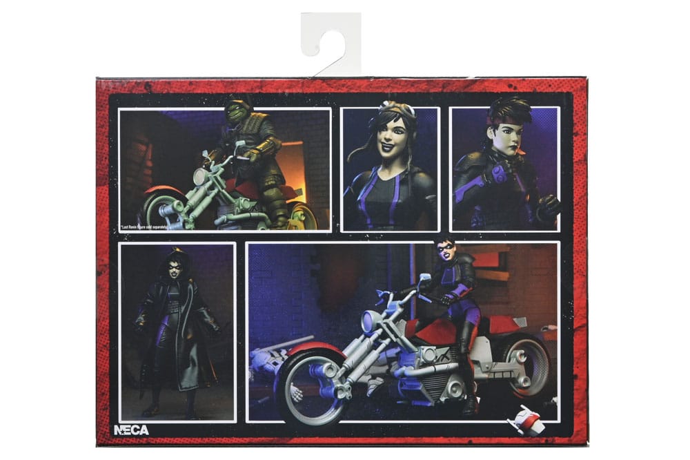 Teenage Mutant Ninja Turtles Actionfigur Casey Marie med Last Ronin Motorcykel 18 cm NECA