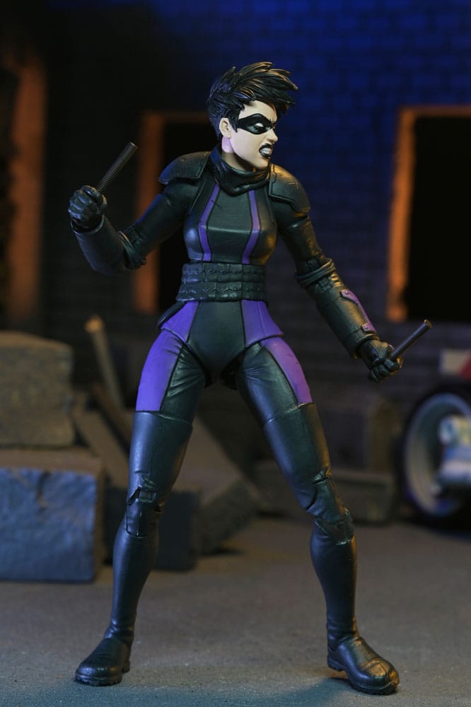 Teenage Mutant Ninja Turtles Actionfigur Casey Marie med Last Ronin Motorcykel 18 cm NECA