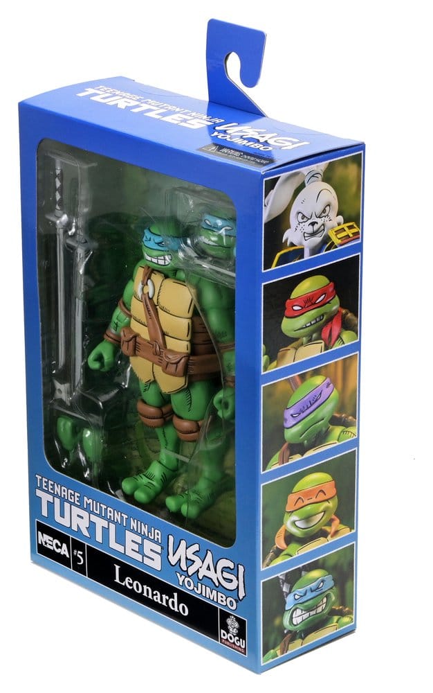 Teenage Mutant Ninja Turtles x Usagi Yojimbo Ultimata Actionfigur Leonardo 18 cm