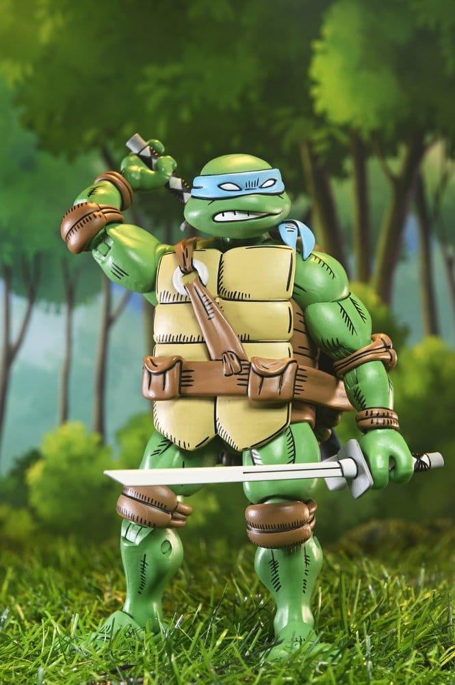 Teenage Mutant Ninja Turtles x Usagi Yojimbo Ultimata Actionfigur Leonardo 18 cm