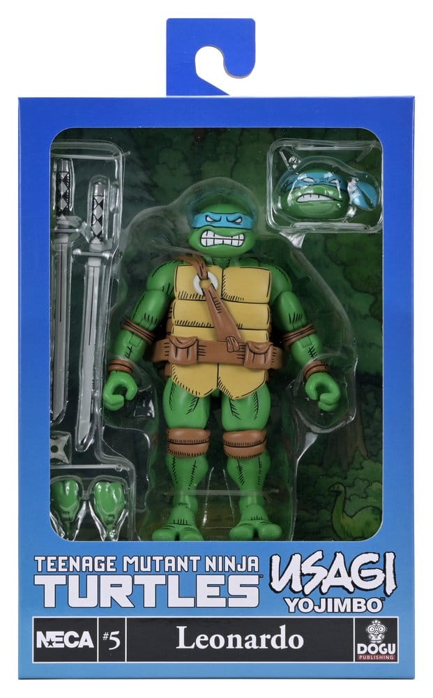 Teenage Mutant Ninja Turtles x Usagi Yojimbo Ultimata Actionfigur Leonardo 18 cm