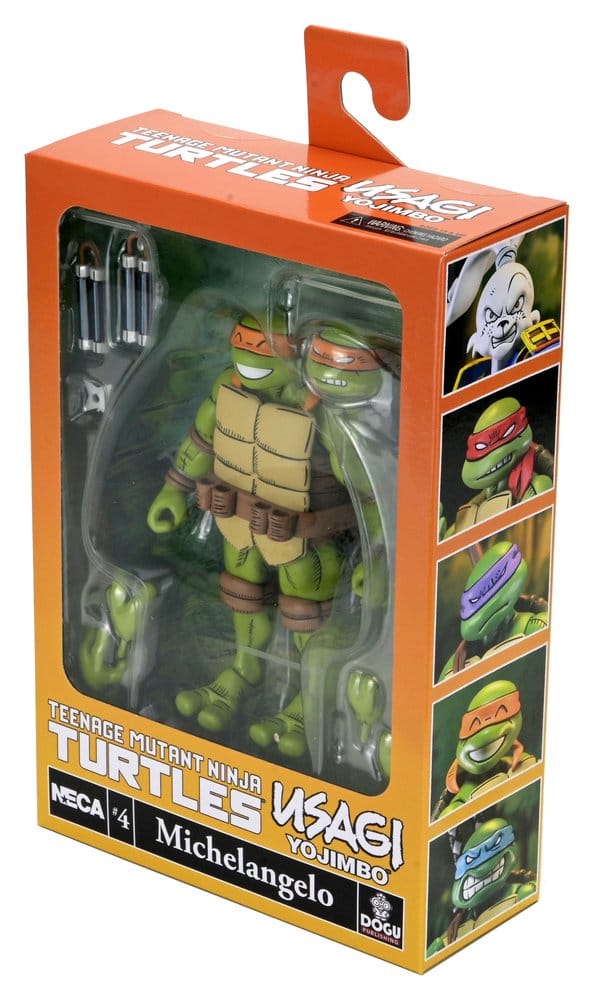 Teenage Mutant Ninja Turtles x Usagi Yojimbo Ultimat Actionfigur Michelangelo 18 cm