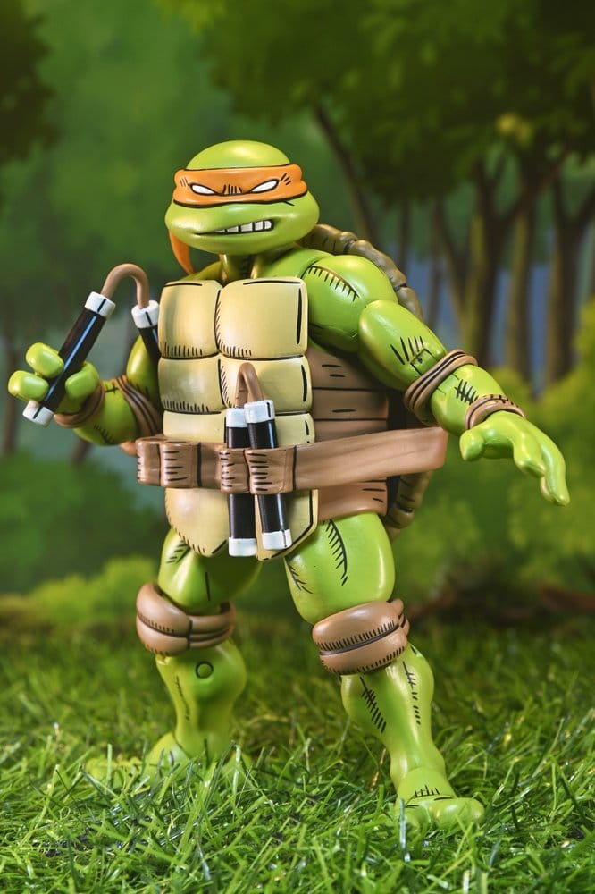 Teenage Mutant Ninja Turtles x Usagi Yojimbo Ultimat Actionfigur Michelangelo 18 cm