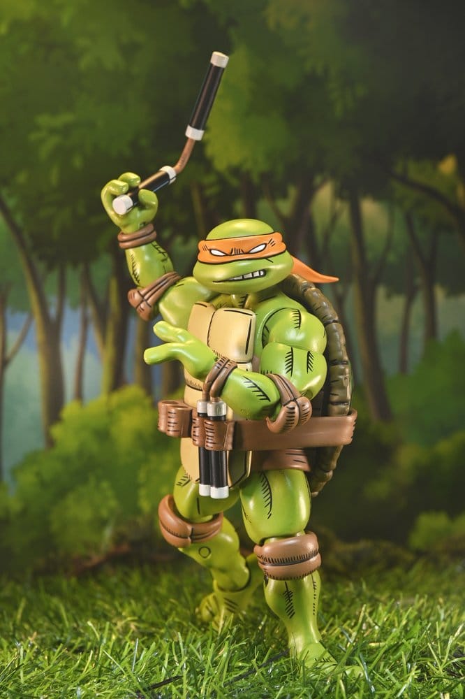 Teenage Mutant Ninja Turtles x Usagi Yojimbo Ultimat Actionfigur Michelangelo 18 cm