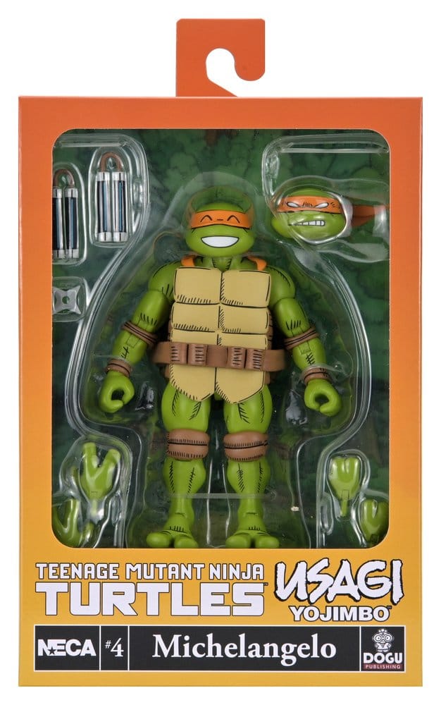 Teenage Mutant Ninja Turtles x Usagi Yojimbo Ultimat Actionfigur Michelangelo 18 cm