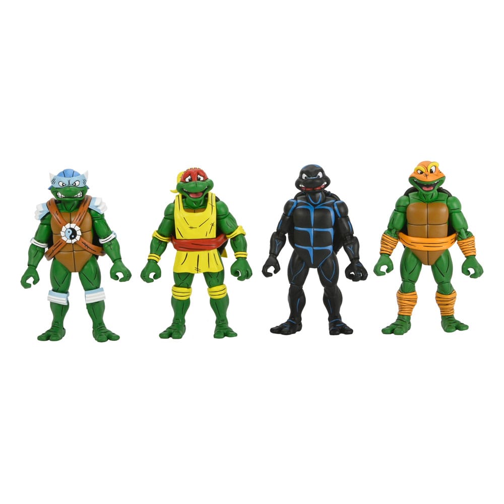 Teenage Mutant Ninja Turtles (Archie Comics) Action Figurr 4-Pack Stump Wrestling Turtles 18 cm NECA