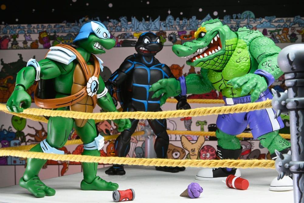 Teenage Mutant Ninja Turtles (Archie Comics) Action Figurr 4-Pack Stump Wrestling Turtles 18 cm NECA