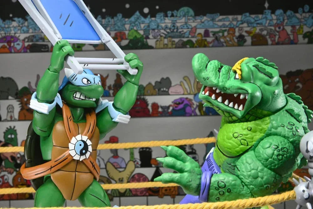 Teenage Mutant Ninja Turtles (Archie Comics) Action Figurr 4-Pack Stump Wrestling Turtles 18 cm NECA