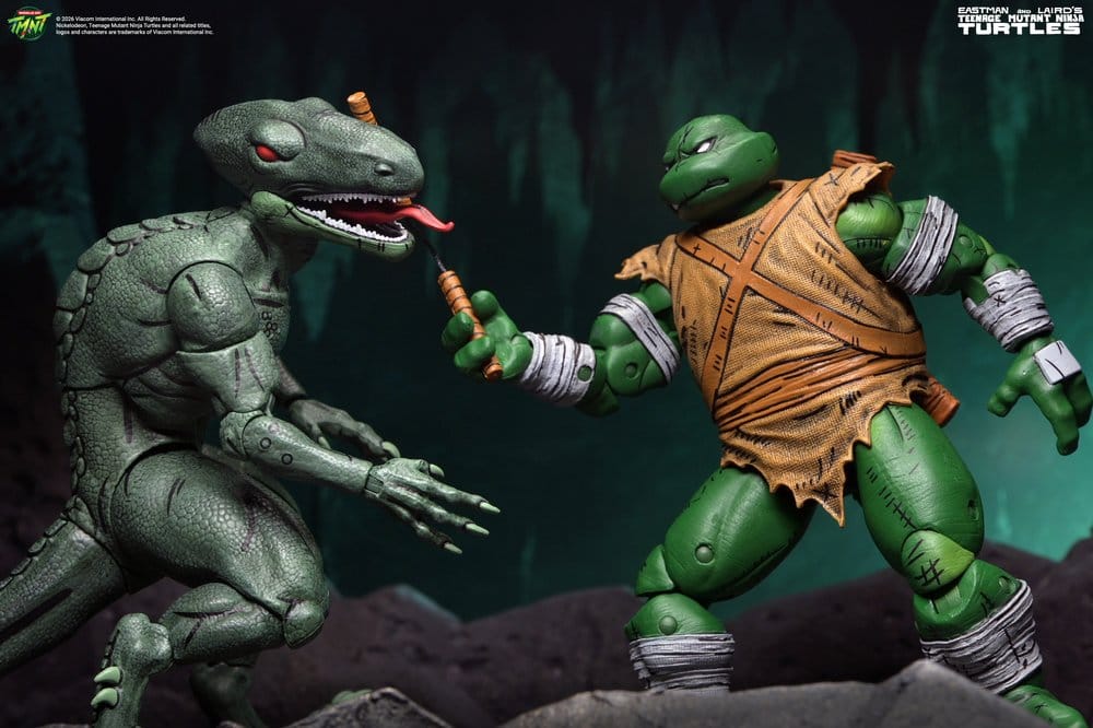 Teenage Mutant Ninja Turtles (Mirage Comics) Action Figur 2-Pack Daimyo Orkai & Raptor 18 cm