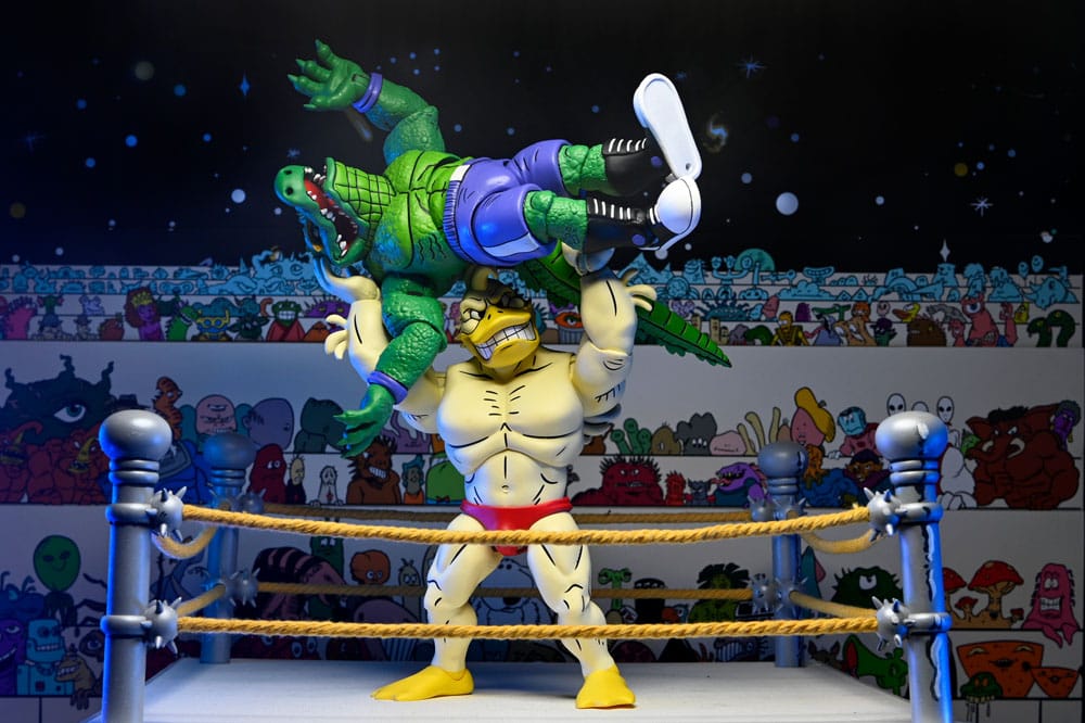 Teenage Mutant Ninja Turtles (Archie Comics) Action Figur Stump Wrestling Ace Duck 18 cm NECA