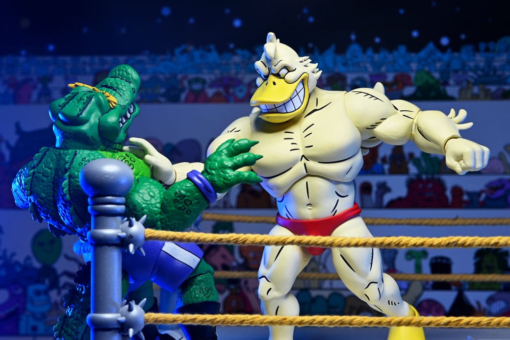 Teenage Mutant Ninja Turtles (Archie Comics) Action Figur Stump Wrestling Ace Duck 18 cm NECA