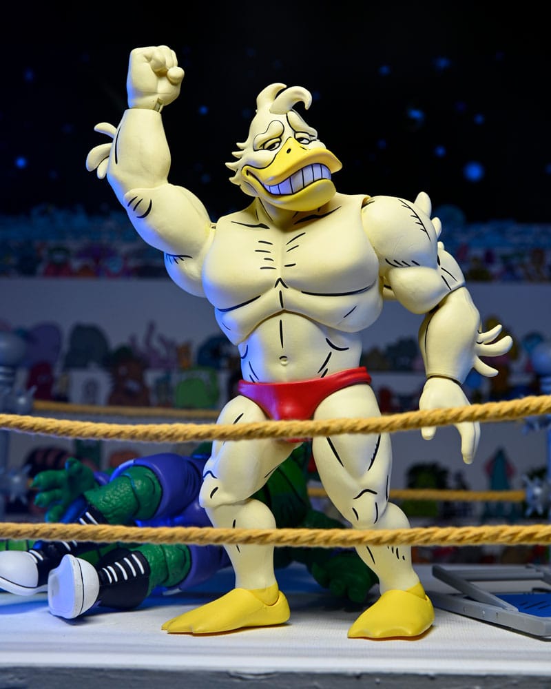 Teenage Mutant Ninja Turtles (Archie Comics) Action Figur Stump Wrestling Ace Duck 18 cm NECA