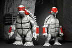 Teenage Mutant Ninja Turtles (Mirage Comics) Action Figurr 2-Pack Black and White - Första Skisserna NECA