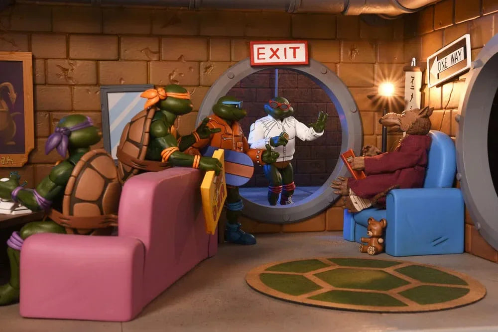 Teenage Mutant Ninja Turtles (Cartoon) Actionfigur Punk Leo och Punk Raph 2-Pack 18 cm NECA