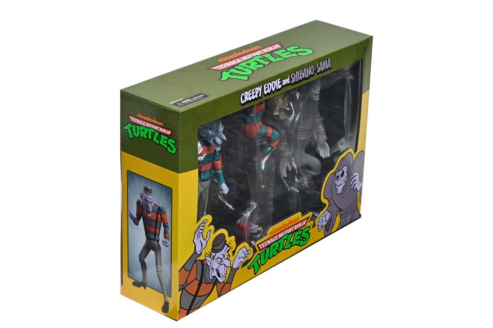 Teenage Mutant Ninja Turtles: Saturday Morning Adventures Action Figur 2-Pack Creepy Eddie & Shibano-Sama 17 cm NECA