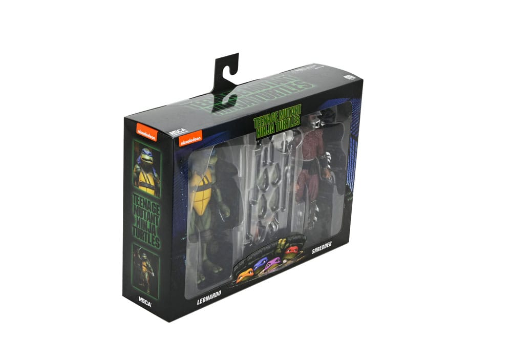 Teenage Mutant Ninja Turtles (1990 Movie) Action Figur Roof Top Battle Shredder vs Leo 18 cm NECA