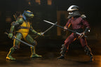 Teenage Mutant Ninja Turtles (1990 Movie) Action Figur Roof Top Battle Shredder vs Leo 18 cm NECA