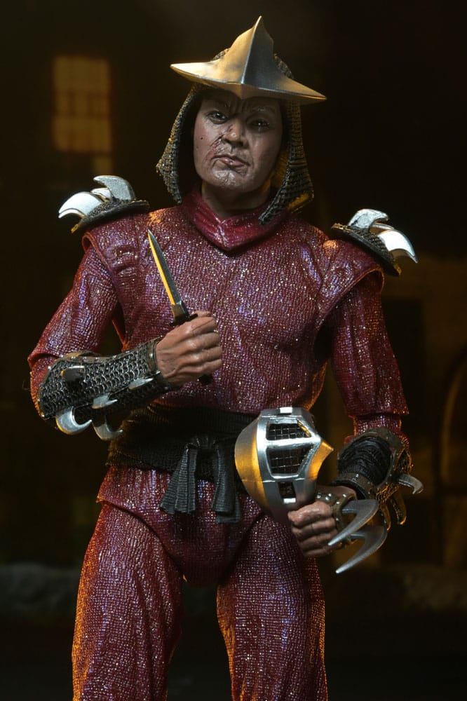 Teenage Mutant Ninja Turtles (1990 Movie) Action Figur Roof Top Battle Shredder vs Leo 18 cm NECA