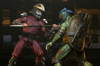 Teenage Mutant Ninja Turtles (1990 Movie) Action Figur Roof Top Battle Shredder vs Leo 18 cm NECA