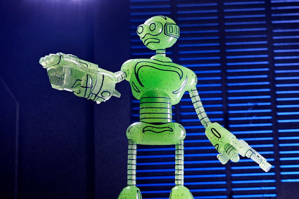 Teenage Mutant Ninja Turtles (Mirage Comics) Action Figur Transmat Fugitoid GID 18 cm NECA