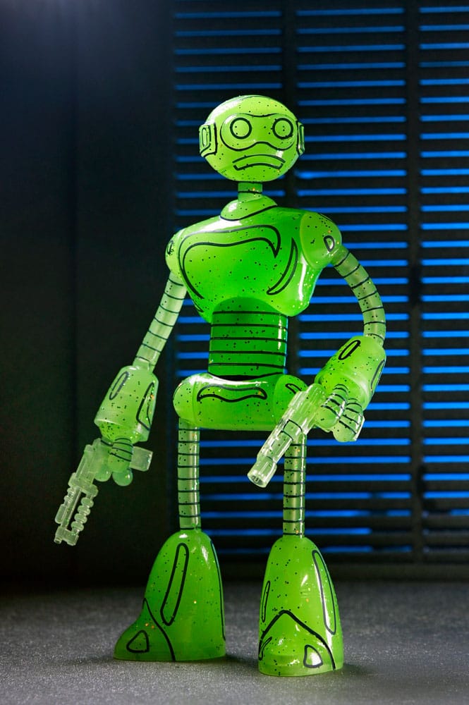 Teenage Mutant Ninja Turtles (Mirage Comics) Action Figur Transmat Fugitoid GID 18 cm NECA