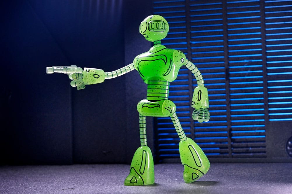 Teenage Mutant Ninja Turtles (Mirage Comics) Action Figur Transmat Fugitoid GID 18 cm NECA