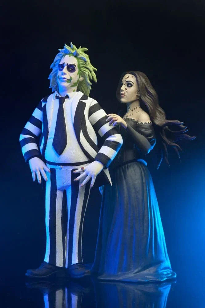 Beetlejuice Beetlejuice Toony Terrors Action Figur 2-Pack Beetlejuice & Delores 15 cm NECA