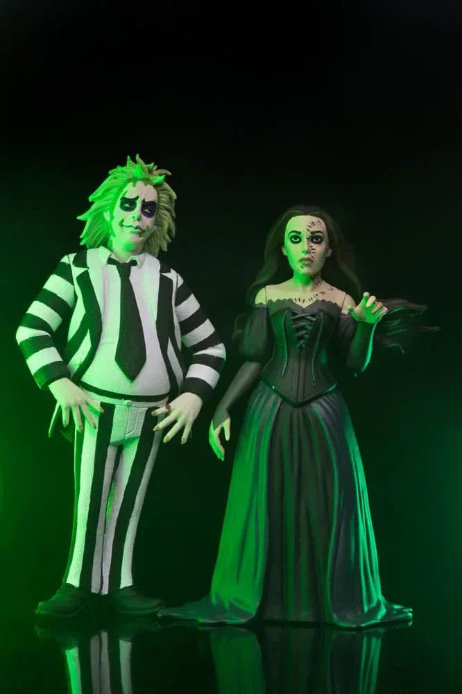 Beetlejuice Beetlejuice Toony Terrors Action Figur 2-Pack Beetlejuice & Delores 15 cm NECA