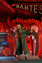 Beetlejuice (1988) Diorama Trenchcoat med Spikar Inferno Room Deluxe Set NECA