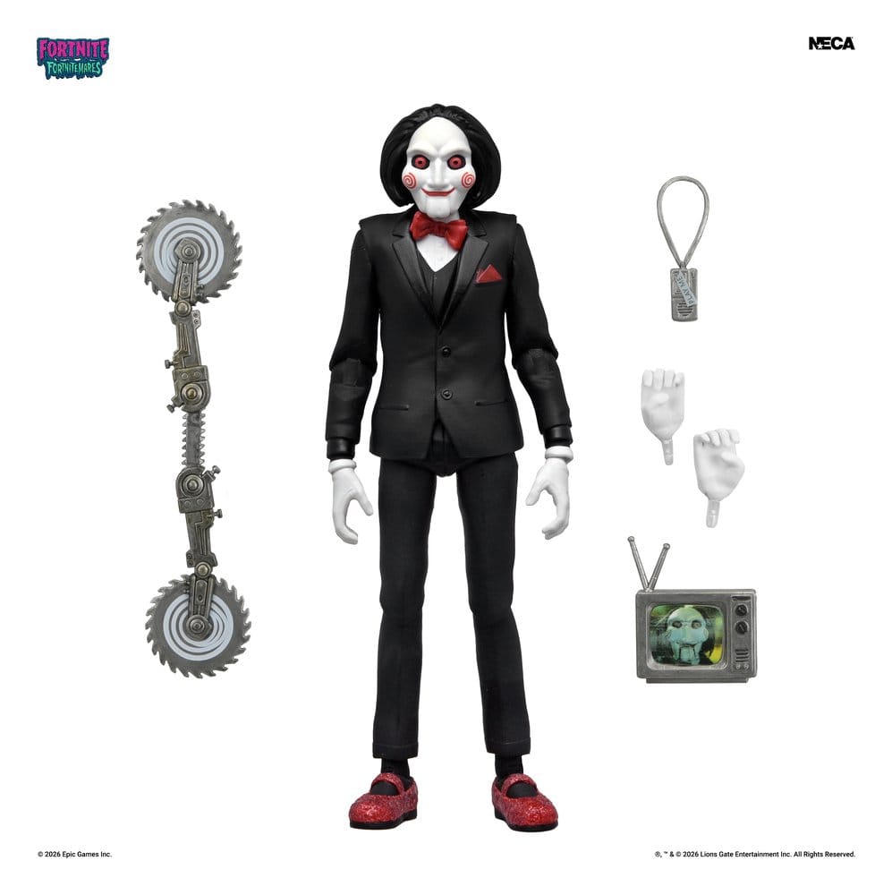 Fortnite/SAW Fortnitemares actionfigur Billy the Puppet 18 cm