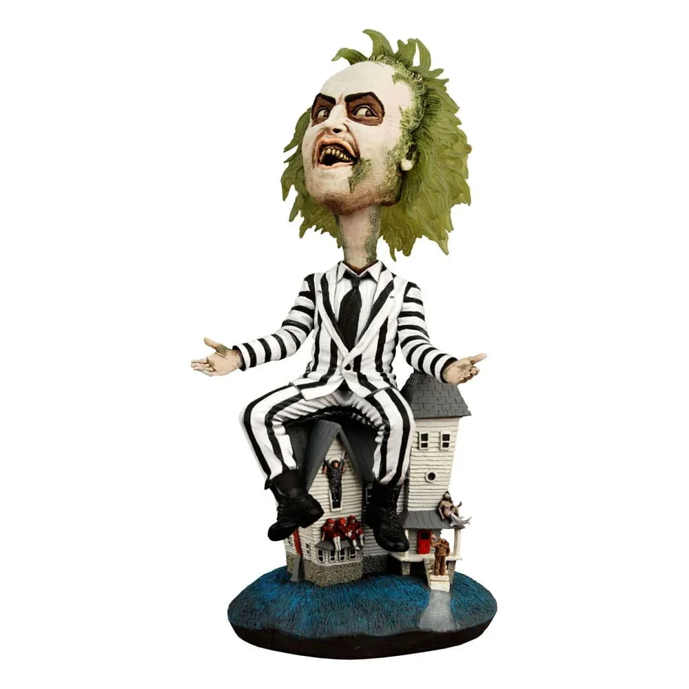 Beetlejuice Head Knocker Bobble-Head 20 cm NECA