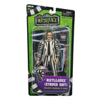 Beetlejuice 1988 Actionfigur i Svart och Vit Randig Kostym 18 cm NECA