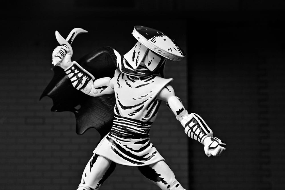 Teenage Mutant Ninja Turtles Action Figur Elite Foot Ninja Guard svart och vit 18 cm NECA